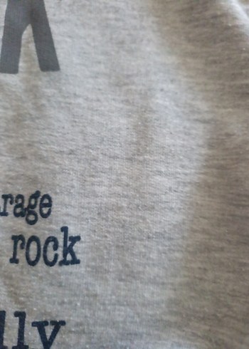 Gri Rock Punk Erkek Sweatshirt - Görsel 7