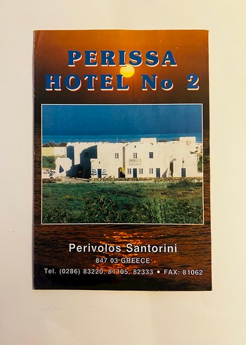 Santorini Perissa Otel Broşürü - Görsel 3