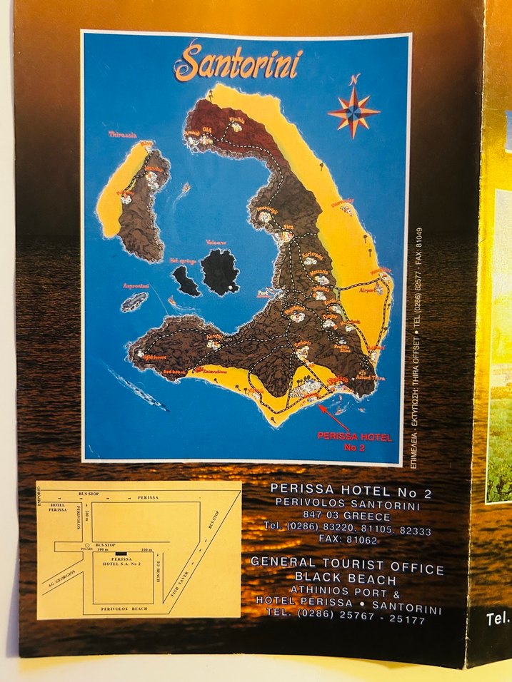 Santorini Perissa Otel Broşürü - Görsel 4