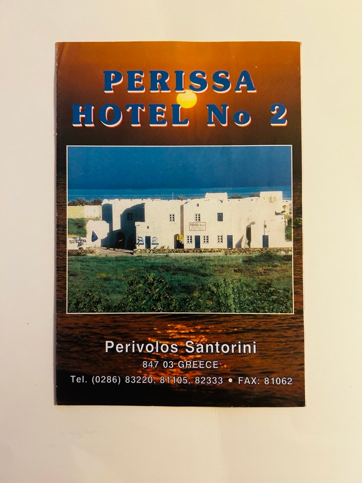 Santorini Perissa Otel Broşürü - Görsel 3