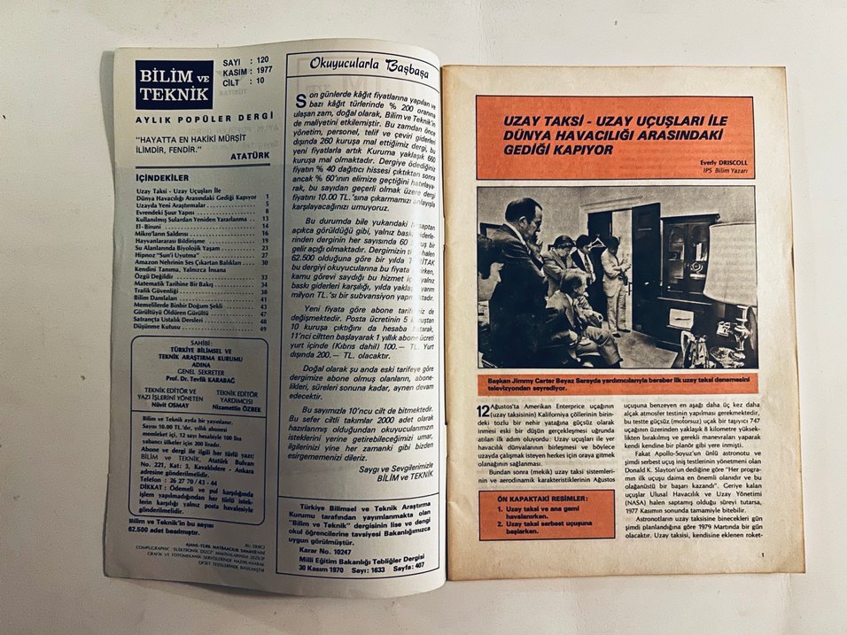 Bilim ve Teknik Aylık Dergi Kasım 1977 - Görsel 2