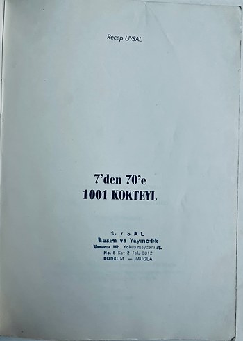 7'den 70'e 1001 Kokteyl Kitabı - Görsel 2