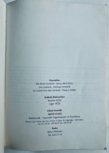 7'den 70'e 1001 Kokteyl Kitabı - Görsel 3