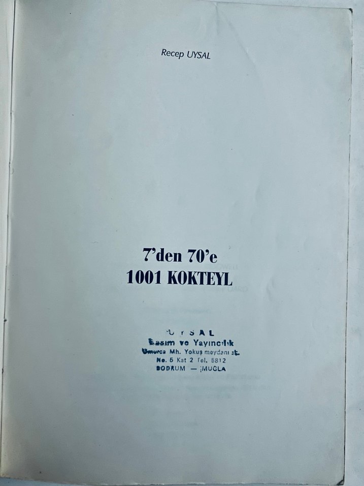 7'den 70'e 1001 Kokteyl Kitabı - Görsel 2