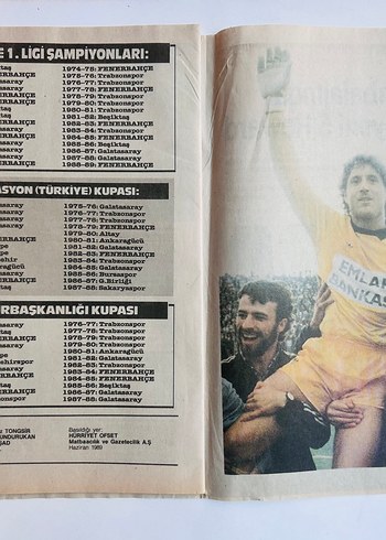 Fenerbahçe Şampiyonluk Hikayesi dergisi