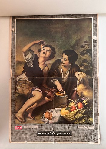 Hayat Dergisi Bartolome Esteban Murillo poster.