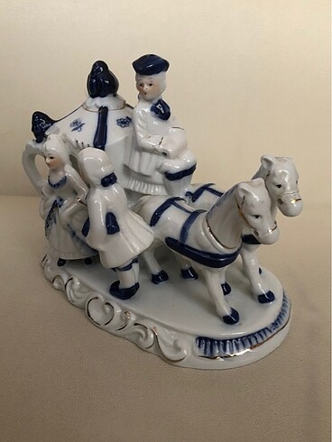 Diğer Blue Blanc Porselen Biblo