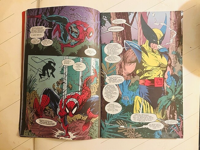  Beden Marvel Spider-Man dergi 1996