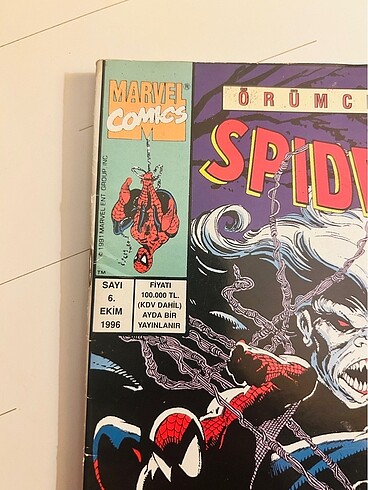  Marvel Spider-Man dergi 1996