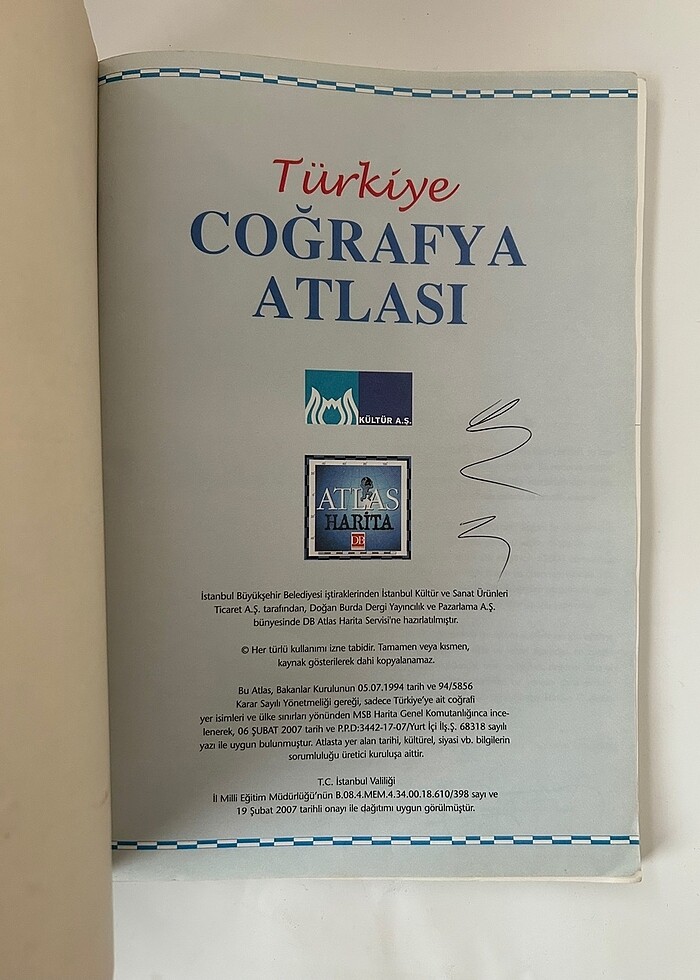 Türkiye Coğrafya Atlası. - Görsel 2