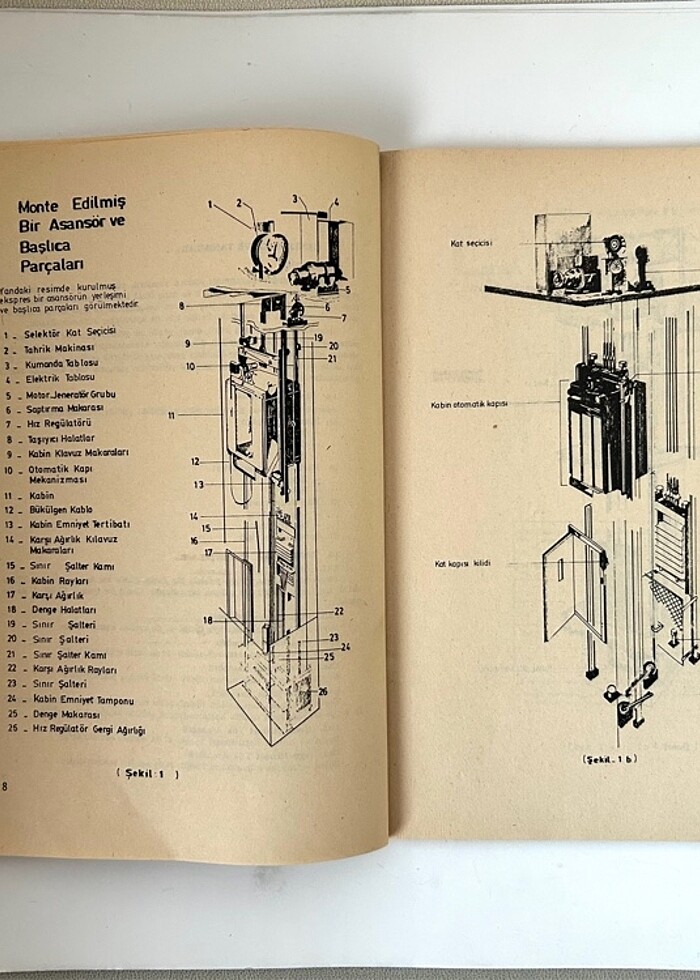1984 Asansör teknik kitap. - Görsel 3