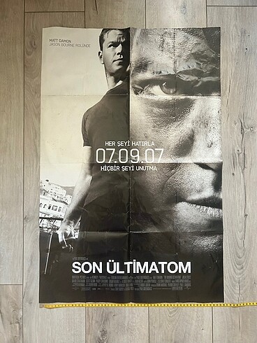 Matt Damon / Son Ültimatom poster.