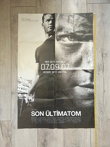 Beden Matt Damon / Son Ültimatom poster.