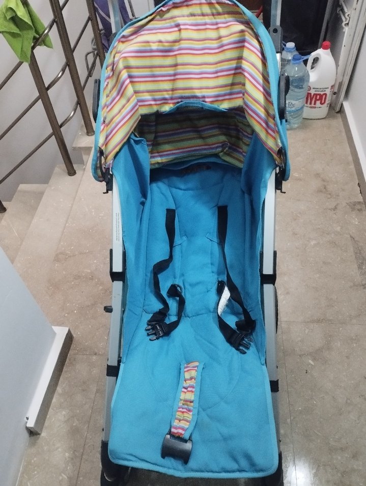 Renkli Mavi Kraft Bebek Arabası - Görsel 5