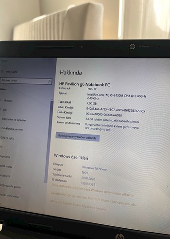 Gri Renkli Laptop Bilgisayar - Görsel 2