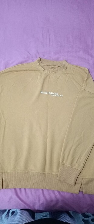 Sarı sweatshirt
