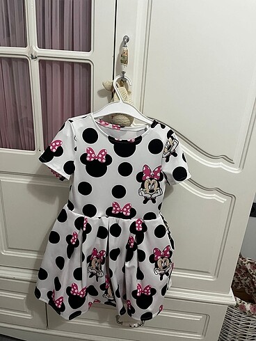 Çocuk Minnie Mouse Elbise