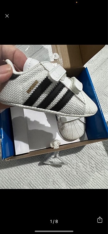 Adidas superstar ilk adım ayakkabısı