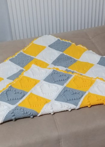 Ell Örgüsü Bebek Battaniyesi - Görsel 5