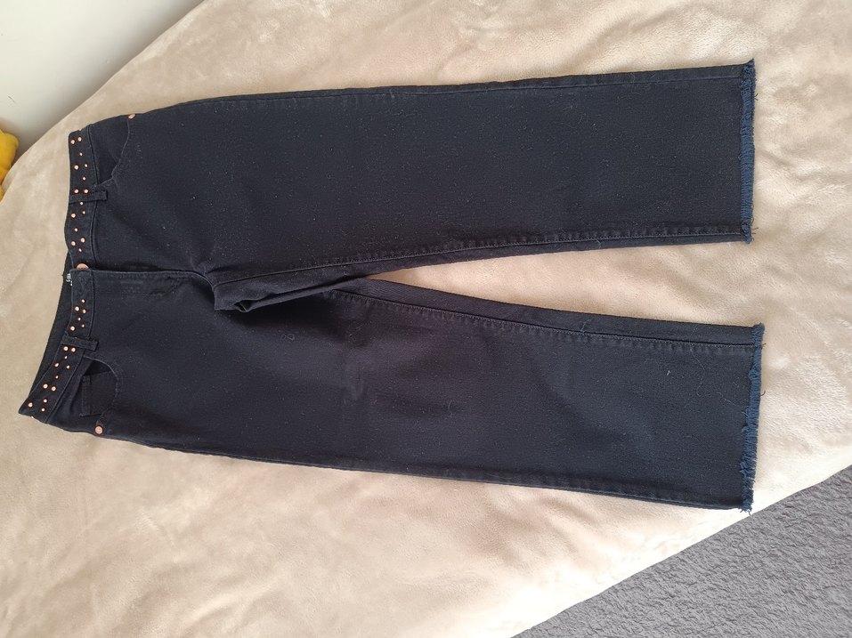 siyah kot pantolon - Görsel 2