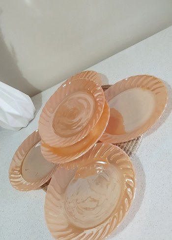 antika Pastel Bej Tabak Seti - Görsel 3