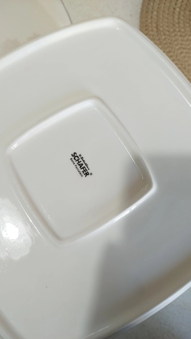 Beyaz Kare Kapaklı Porselen Tencere - Görsel 5