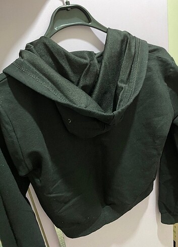 Siyah crop hırka 