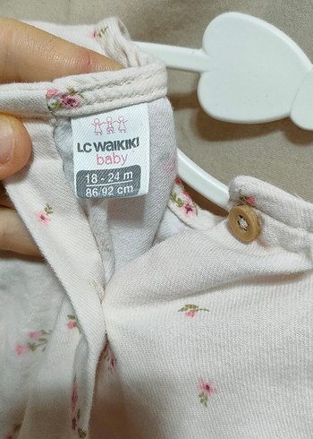 Kız Çocuk Beyaz Çiçekli Uzun Kollu Elbise - Görsel 4