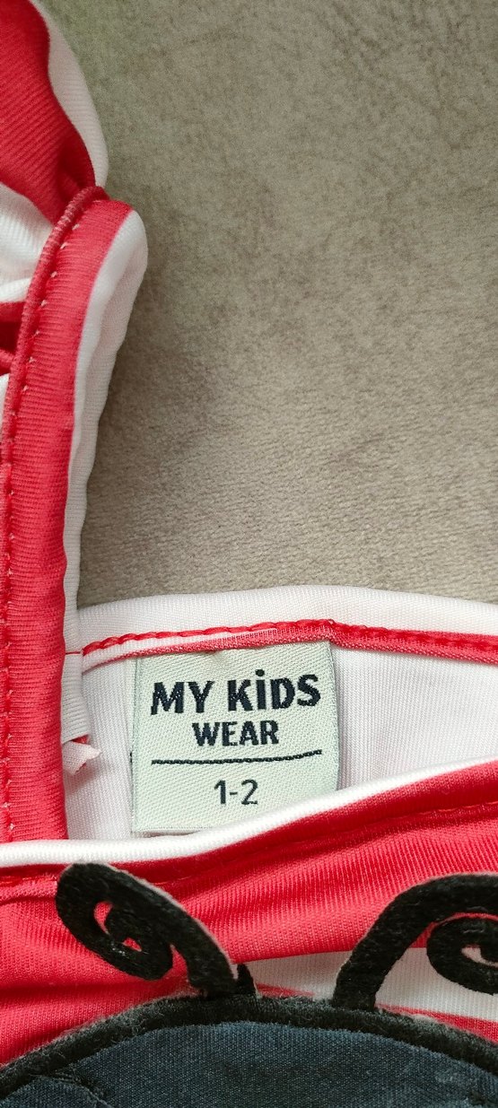 Nakışlı Uğur Böceği Desenli Kız Mayo - Görsel 2