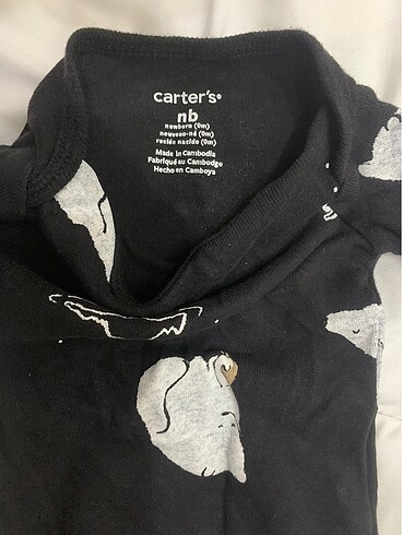 Carters Yeni doğan zıbın
