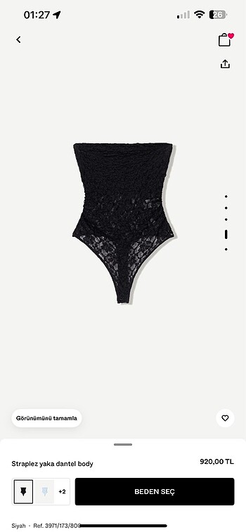 Bershka dantel body