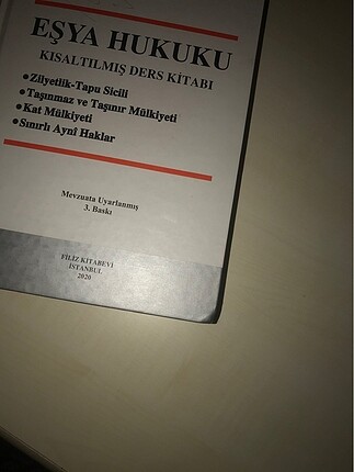 EŞYA HUKUKU / OĞUZMAN
