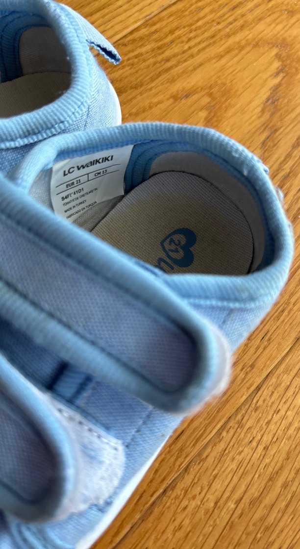 Mavi Erkek Bebek İlk Adım Ayakkabısı lcw - Görsel 2