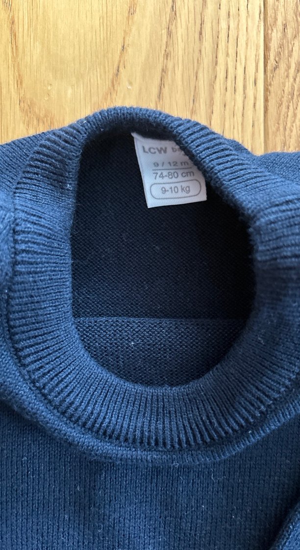 Koyu Mavi Erkek Çocuk Kazak - Görsel 2