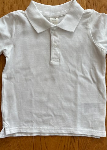 Erkek Çocuk Beyaz Kısa Kollu Polo Tişört h&m