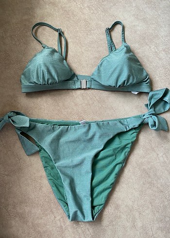 Turkuaz İpli Kadın Bikini Takımı - Görsel 5