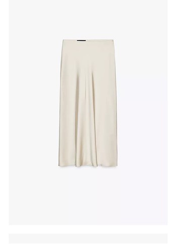 Kadın Bej  Uzun Etek - Görsel 4