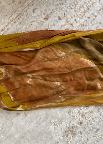 Drapeli Uzun Bağlamalı İpek Etek - Görsel 2