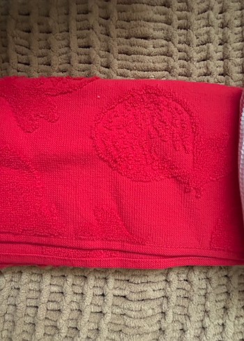 Kırmızı Nakışlı Bohem Mutfak Havlusu - Görsel 5