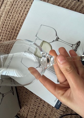 Şeffaf Uzun Saplı Kadeh - Görsel 3