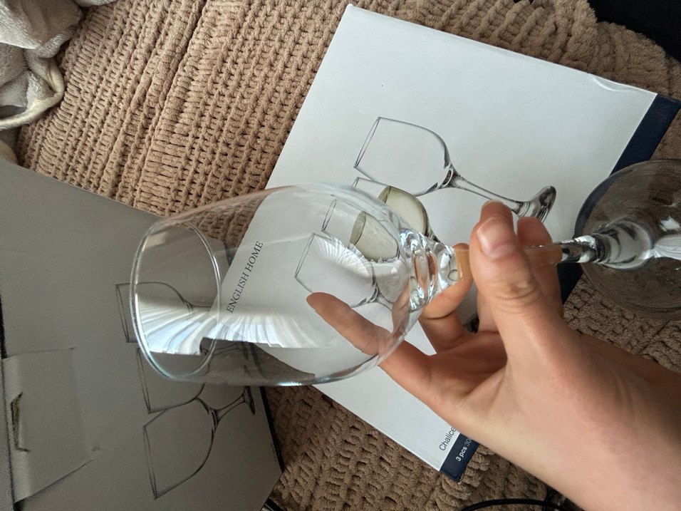 Şeffaf Uzun Saplı Kadeh - Görsel 2