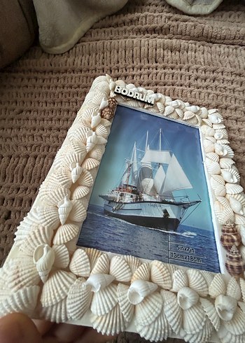 Bej Deniz Kabuklu Bodrum Çerçeve - Görsel 4