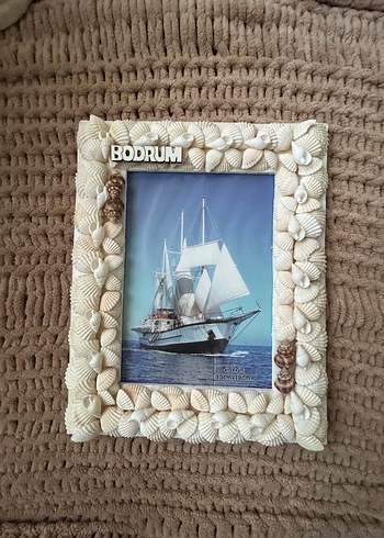 Bej Deniz Kabuklu Bodrum Çerçeve - Görsel 2