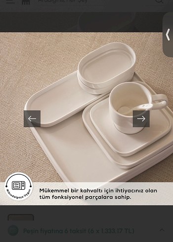 Karaca Stream Bone Cubique 35 Parça 6 Kişilik Kahvaltı Takımı - Görsel 4