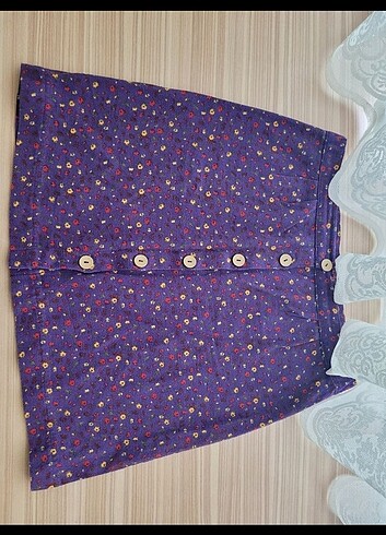 Mor Pazen Mini Etek