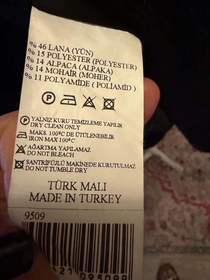 Düğmeli Gri Midi Kadın Kaban - Görsel 4