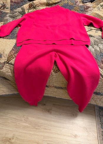 Pembe Yüksek Yakalı Kadın Triko - Görsel 3