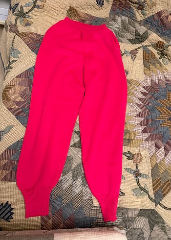 Pembe Yüksek Yakalı Kadın Triko - Görsel 2