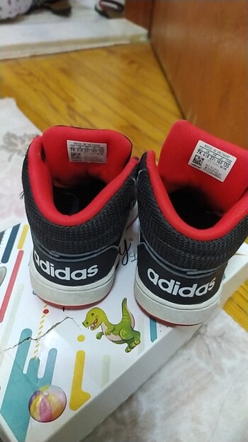 23 Beden siyah Renk Orijinal Adidas Bebek Spor Ayakkabı