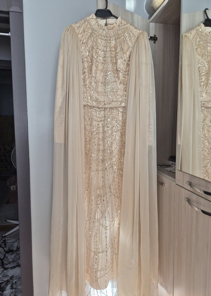 Pelerinli abiye  - Görsel 2